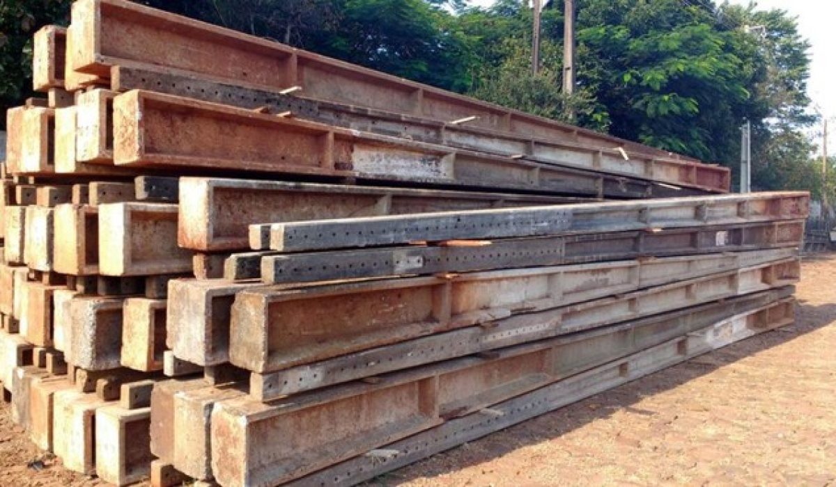 postes de concreto usados para reciclagem